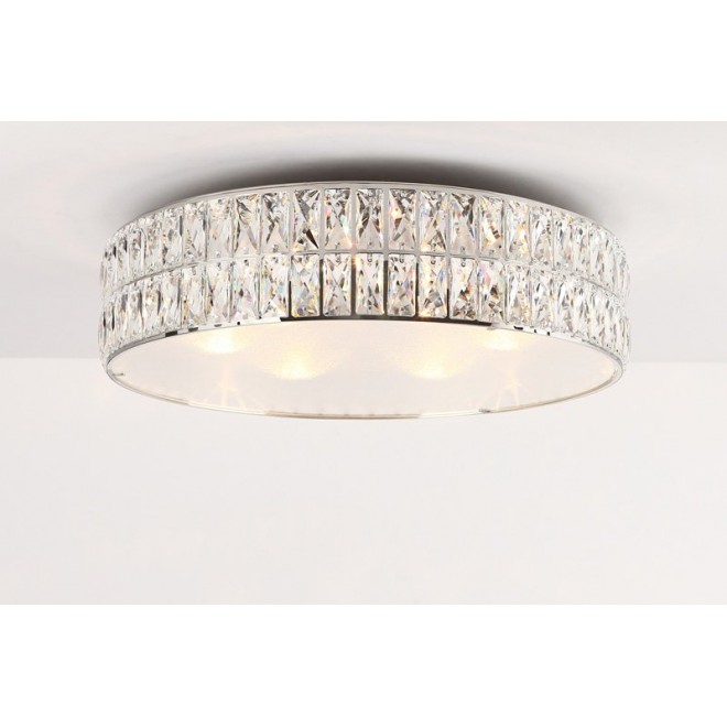 MAXLIGHT C0121 | Diamante Maxlight stropne svjetiljke svjetiljka 5x G9 krom, prozirno, opal