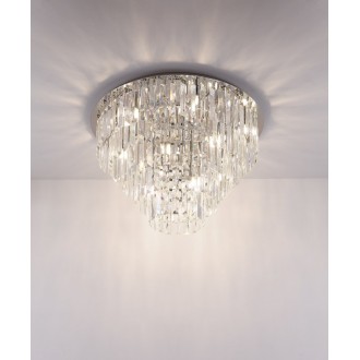 MAXLIGHT C0136 | MonacoM Maxlight stropne svjetiljke svjetiljka 9x G9 krom, prozirno