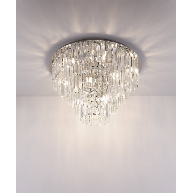 MAXLIGHT C0136 | MonacoM Maxlight stropne svjetiljke svjetiljka 9x G9 krom, prozirno