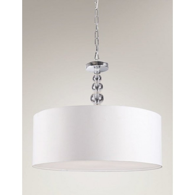 MAXLIGHT P0060 | EleganceM Maxlight visilice svjetiljka 3x E27 krom, bijelo