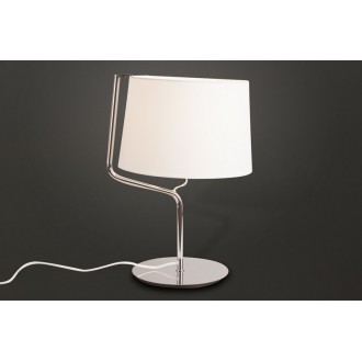 MAXLIGHT T0030 | Chicago Maxlight stolna svjetiljka 46cm s prekidačem 1x E27 krom