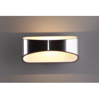 MAXLIGHT W0053 | Hugo Maxlight zidna svjetiljka 1x LED 488lm 3000K aluminij, bijelo