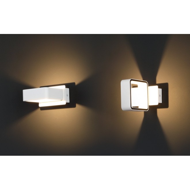 MAXLIGHT W0168 | TokyoM Maxlight zidna svjetiljka elementi koji se mogu okretati 1x LED 310lm 3000K bijelo, crno