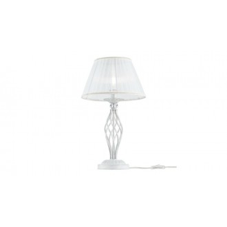 MAYTONI ARM247-00-G | Grace-MAY Maytoni stolna svjetiljka 56cm s prekidačem 1x E14 bijelo, zlatno, prozirna