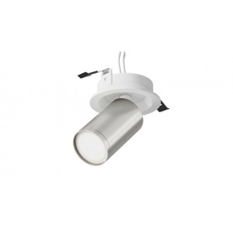 MAYTONI C048CL-U-1WS | FOCUS-S Maytoni stropne svjetiljke svjetiljka bijelo, matirano srebro
