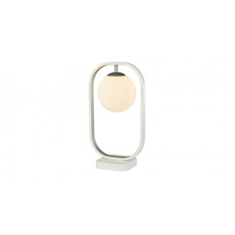 MAYTONI MOD431-TL-01-WS | Avola-MAY Maytoni stolna svjetiljka 39,5cm s prekidačem 1x G9 bijelo, nikel