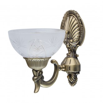 MW-LIGHT 317021801 | Aphrodite-MW Mw-Light zidna svjetiljka 1x E27 645lm mat zlato, opal