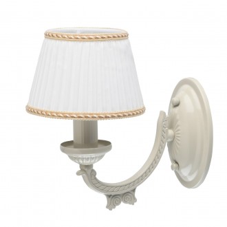 MW-LIGHT 450022601 | Ariadna Mw-Light zidna svjetiljka 1x E14 645lm bež, elefanstka kost