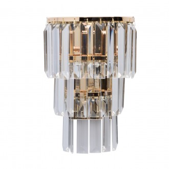 MW-LIGHT 642022701 | Adelard Mw-Light zidna svjetiljka 1x E14 645lm zlatno, kristal