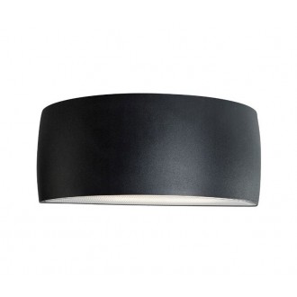 NORLYS 120B | Vasa Norlys zidna svjetiljka 1x E27 IP65 crno, bijelo