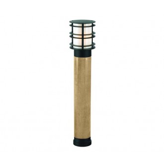 NORLYS 1423B | Stockholm-NO Norlys podna svjetiljka 85cm 1x E27 IP65 crno, drvo