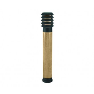 NORLYS 1443B | Alta-Wood Norlys podna svjetiljka 85cm 1x E27 IP65 crno, drvo