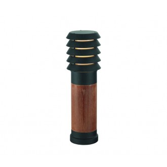 NORLYS 1450B | Alta-Wood Norlys podna svjetiljka 49cm 1x E27 IP65 crno, drvo