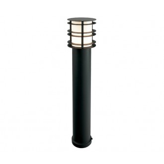 NORLYS 288B | Stockholm-NO Norlys podna svjetiljka 85cm 1x E27 IP65 crno, opal