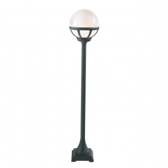 NORLYS 315B | Bologna Norlys podna svjetiljka 116cm 1x E27 IP54 crno, prozirno