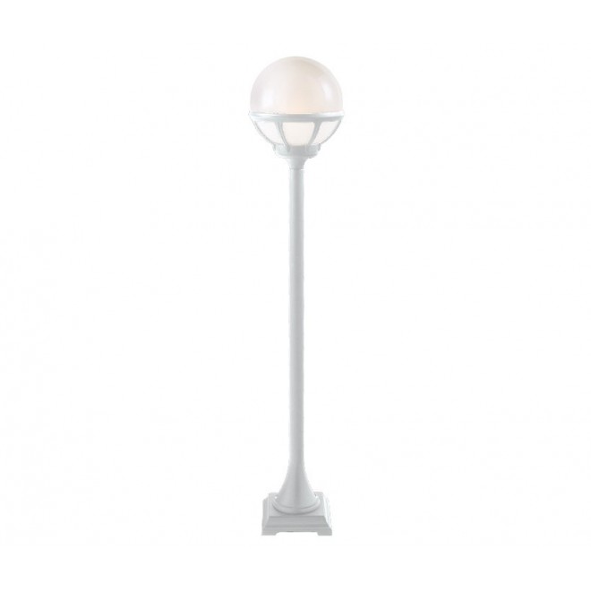 NORLYS 315W | Bologna Norlys podna svjetiljka 116cm 1x E27 IP54 bijelo, prozirno