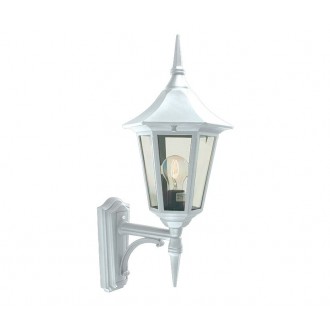 NORLYS 350W | Modena-NO Norlys zidna svjetiljka 1x E27 IP54 bijelo, prozirno