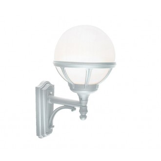 NORLYS 361W | Bologna Norlys zidna svjetiljka 1x E27 IP54 bijelo, prozirno