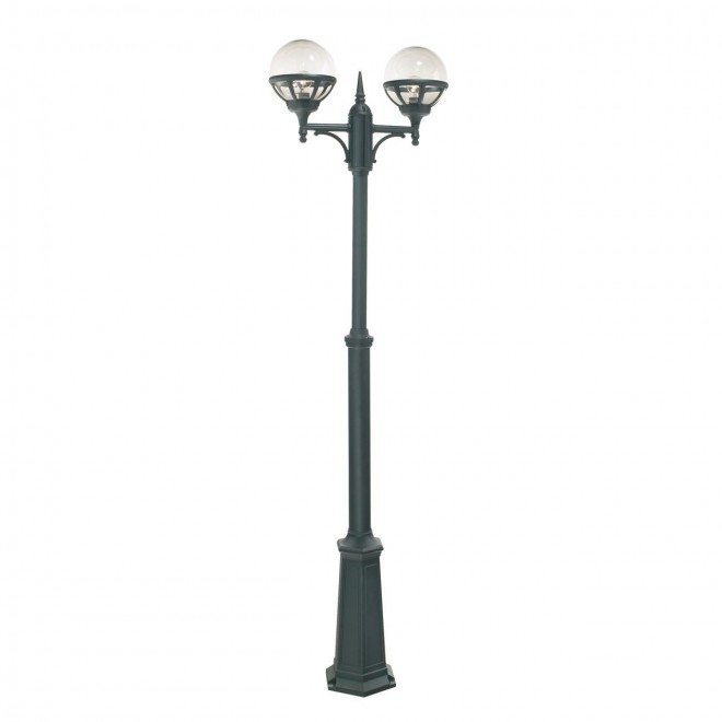 NORLYS 362B | Bologna Norlys podna svjetiljka 165cm s podešavanjem visine 2x E27 IP54 crno, prozirno