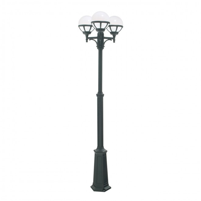 NORLYS 365B | Bologna Norlys podna svjetiljka 165cm s podešavanjem visine 3x E27 IP54 bijelo, prozirno