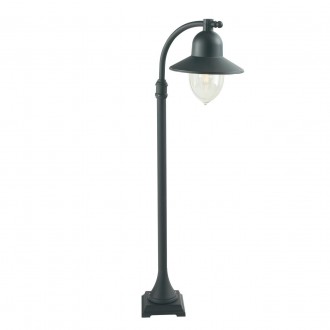 NORLYS 375B | Como-NO Norlys podna svjetiljka 110cm 1x E27 IP54 crno, prozirno