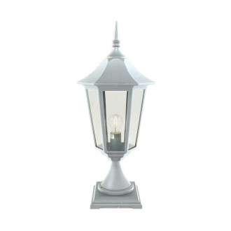 NORLYS 384W | Modena-NO Norlys podna svjetiljka 73cm 1x E27 IP54 bijelo, prozirno