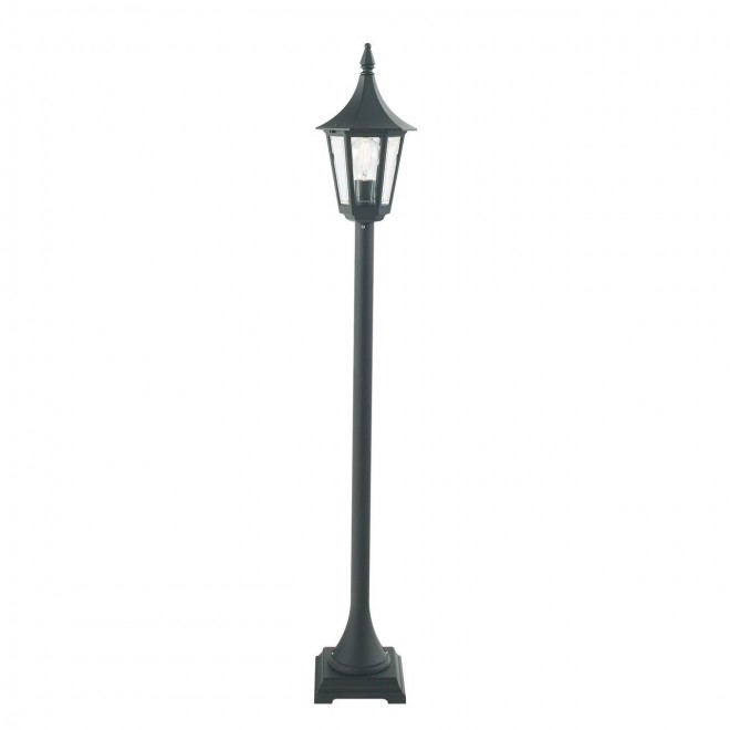 NORLYS 404B | Rimini Norlys podna svjetiljka 114cm 1x E27 IP54 crno, prozirno