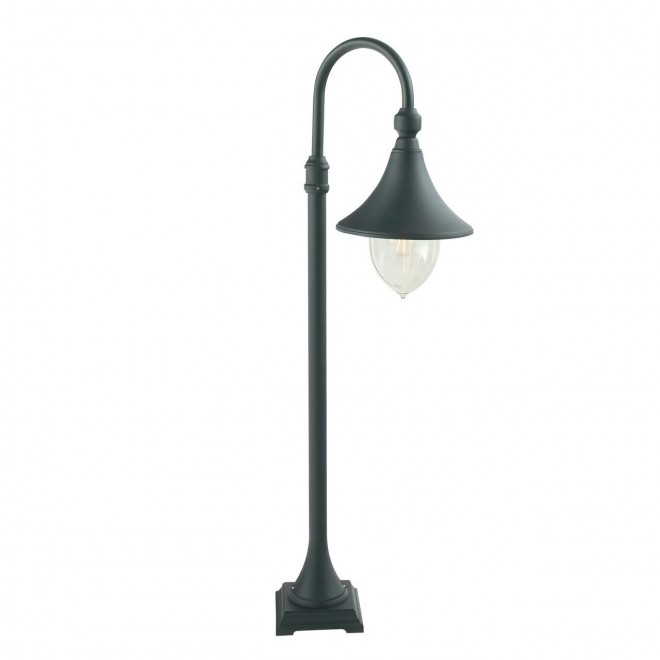 NORLYS 805B | Firenze Norlys podna svjetiljka 112cm 1x E27 IP54 crno, prozirno