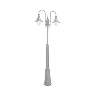 NORLYS 820W | Firenze Norlys podna svjetiljka 193cm s podešavanjem visine 2x E27 IP54 bijelo, prozirno