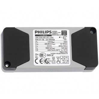 NOVA LUCE 6001 | Nova Luce LED napojna jedinica Philips 10W 32-40 VDC 0,25A rezervni dijelovi sivo, crno