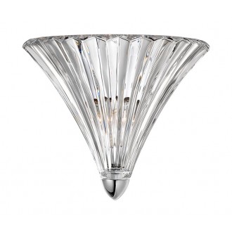 NOVA LUCE 6101601 | Guscio Nova Luce zidna svjetiljka 1x E14 krom, prozirno