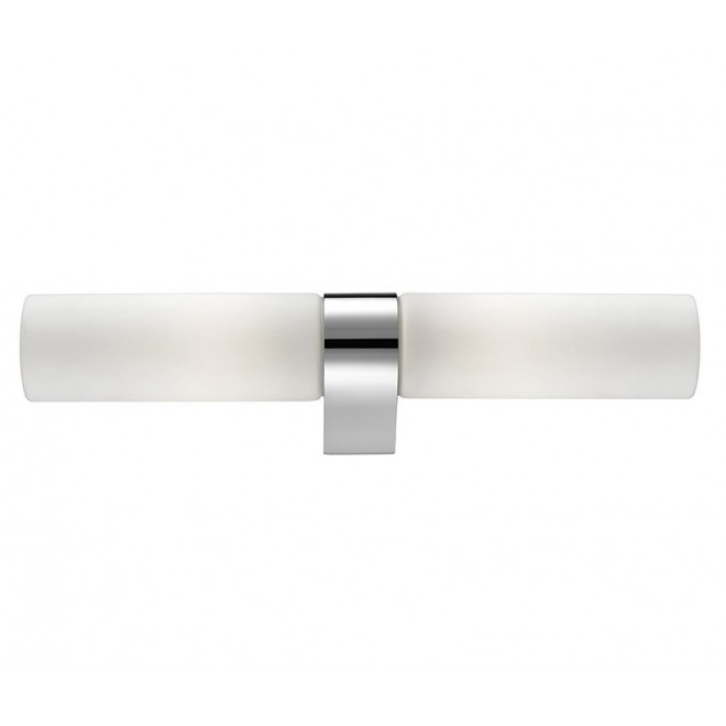 NOVA LUCE 6310541 | Polo-NL Nova Luce zidna svjetiljka 2x E14 IP44 krom, opal