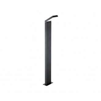 NOVA LUCE 713123 | Park-NL Nova Luce podna svjetiljka 80cm 1x LED 522lm 3000K IP54 tamno siva, bijelo