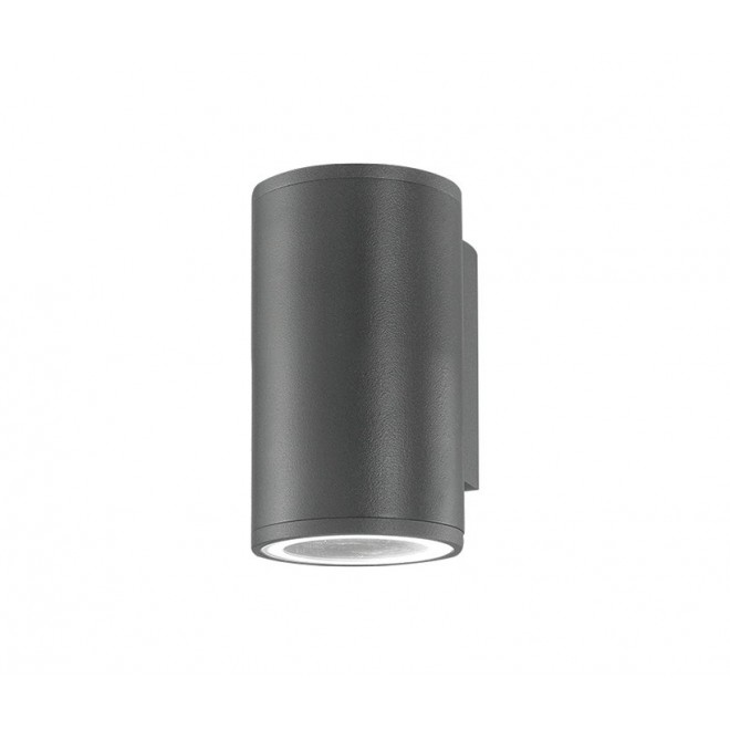 NOVA LUCE 773221 | Nodus-NL Nova Luce zidna svjetiljka 1x GU10 IP54 tamno siva