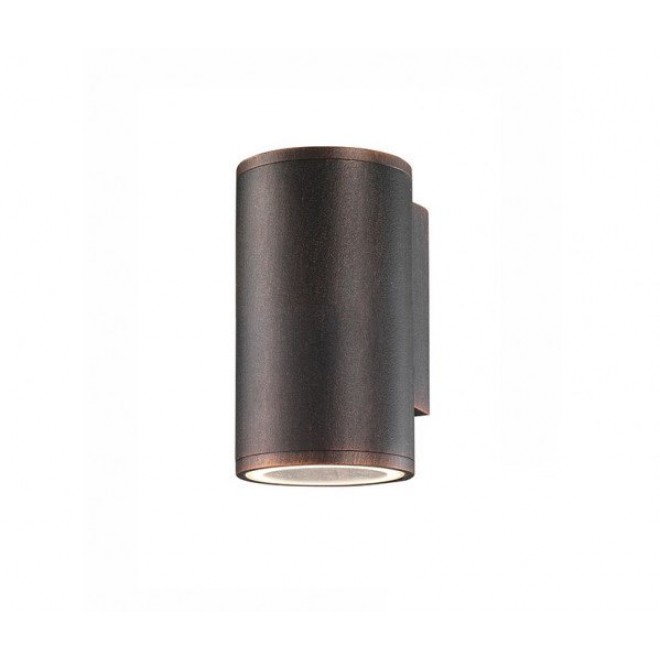 NOVA LUCE 773222 | Nodus-NL Nova Luce zidna svjetiljka 1x GU10 IP54 braon antik