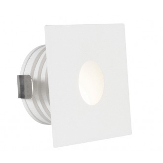 NOVA LUCE 8058001 | Passaggio Nova Luce ugradbena svjetiljka četvrtast UGR <9 1x LED 70lm 3000K IP54 bijelo