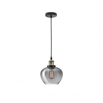 NOVA LUCE 8436403 | Cedro Nova Luce visilice svjetiljka 1x E27 dim, bronca, crno