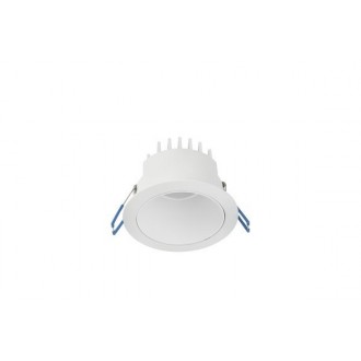 NOVA LUCE 9011761 | Carpo Nova Luce ugradbene svjetiljke CRI>90 svjetiljka okrugli Ø100mm 1x LED 980lm 3000K bijelo mat