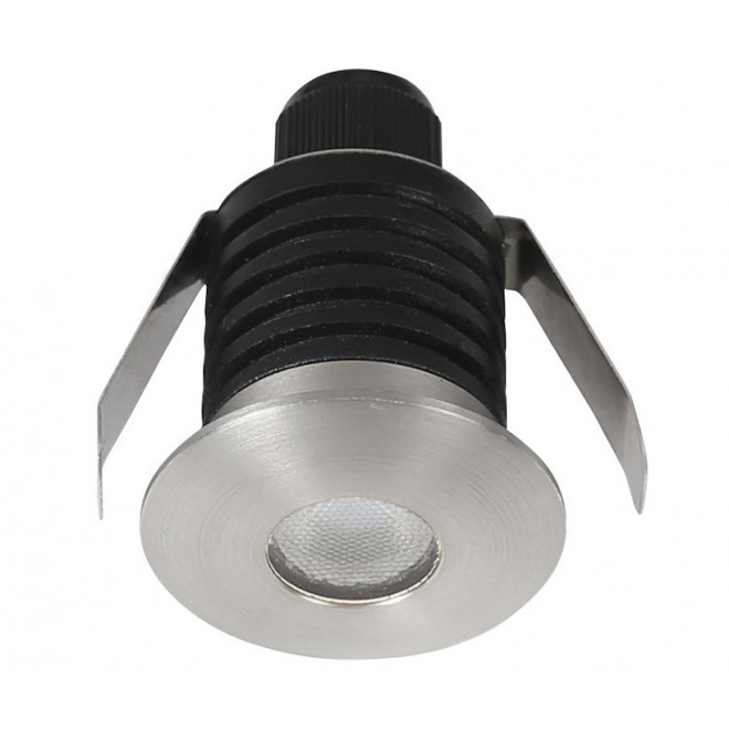 NOVA LUCE 9019212 | Bang-NL Nova Luce ugradbena svjetiljka okrugli UGR <11 Ø37mm 1x LED 60lm 3000K IP67 kromni mat