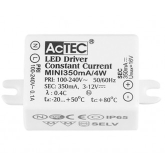 NOVA LUCE 9020170 | Nova Luce LED napojna jedinica 4W 3-12 VDC 350mA rezervni dijelovi IP67 bijelo