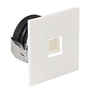 NOVA LUCE 9045514 | Passaggio Nova Luce ugradbena svjetiljka četvrtast UGR <9 1x LED 70lm 3000K IP54 bijelo