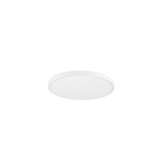 NOVA LUCE 9060190 | Dixie Nova Luce stropne svjetiljke svjetiljka okrugli sa podešavanjem temperature boje 1x LED 3200lm 3000 - 4000 - 6500K bijelo, opal