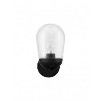 NOVA LUCE 9060194 | Omika Nova Luce zidna svjetiljka 1x E27 IP54 tamno siva, prozirno