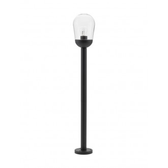 NOVA LUCE 9060196 | Omika Nova Luce podna svjetiljka 97cm 1x E27 IP54 tamno siva, prozirno