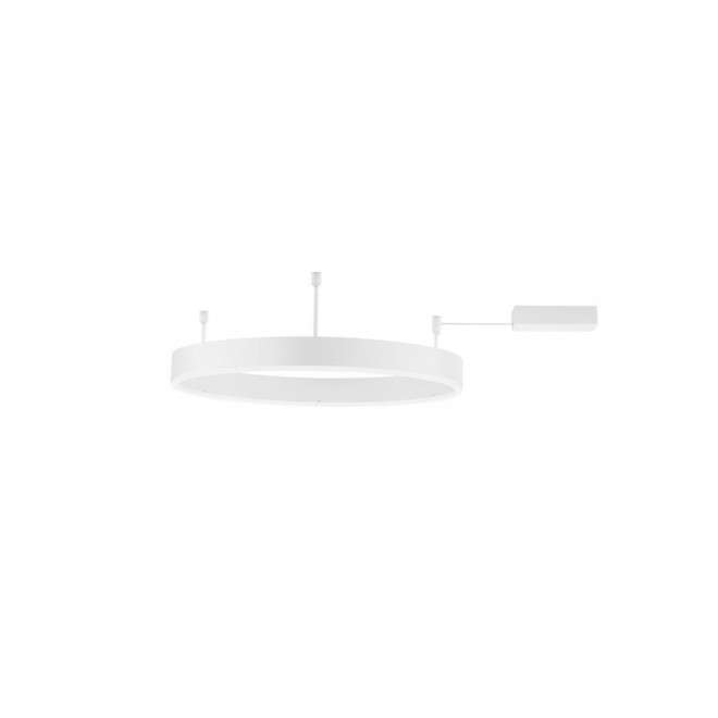 NOVA LUCE 9063602 | Motif Nova Luce stropne svjetiljke svjetiljka - TRIAC okrugli jačina svjetlosti se može podešavati 1x LED 3700lm 3000K bijelo mat, opal