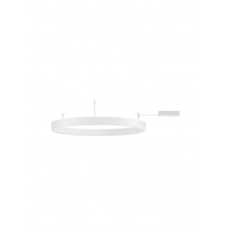 NOVA LUCE 9063605 | Motif Nova Luce stropne svjetiljke svjetiljka - TRIAC okrugli jačina svjetlosti se može podešavati 1x LED 4166lm 3000K bijelo mat, opal