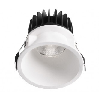 NOVA LUCE 9071021 | Selene Nova Luce ugradbena svjetiljka okrugli Ø82mm 1x LED 600lm 3000K IP54 bijelo
