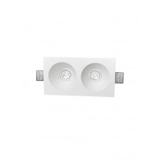 NOVA LUCE 9079600 | Mib-NL Nova Luce ugradbena svjetiljka pravotkutnik može se bojati 252x136mm 1x GU10 bijelo
