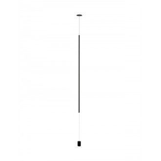 NOVA LUCE 9088107 | Elettra Nova Luce ugradbena svjetiljka s mogućnošću skraćivanja kabla Ø70mm 1x LED 1400lm 3000K crno