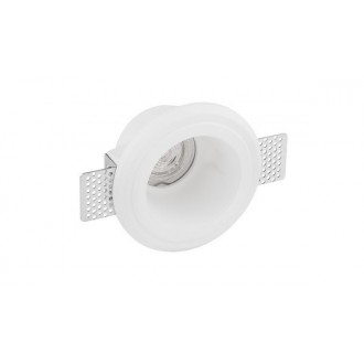 NOVA LUCE 9091631 | Crate-NL Nova Luce ugradbena svjetiljka okrugli može se bojati Ø120mm 1x GU10 bijelo